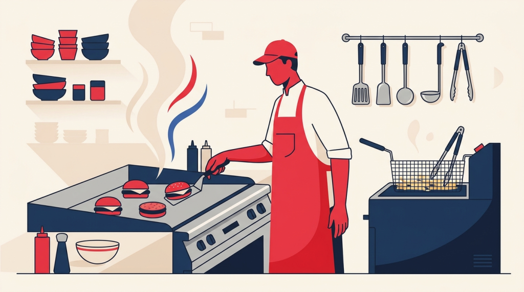 ouvrir un fast-food : Le matériel de préparation
