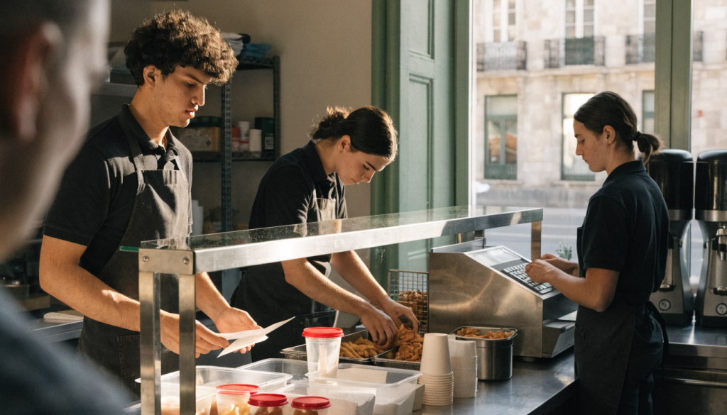ouvrir un fast-food : Organiser le service et gérer le coup de feu